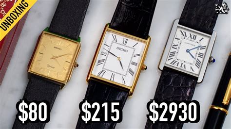 cartier tank alternative|knockoff cartier tank watch.